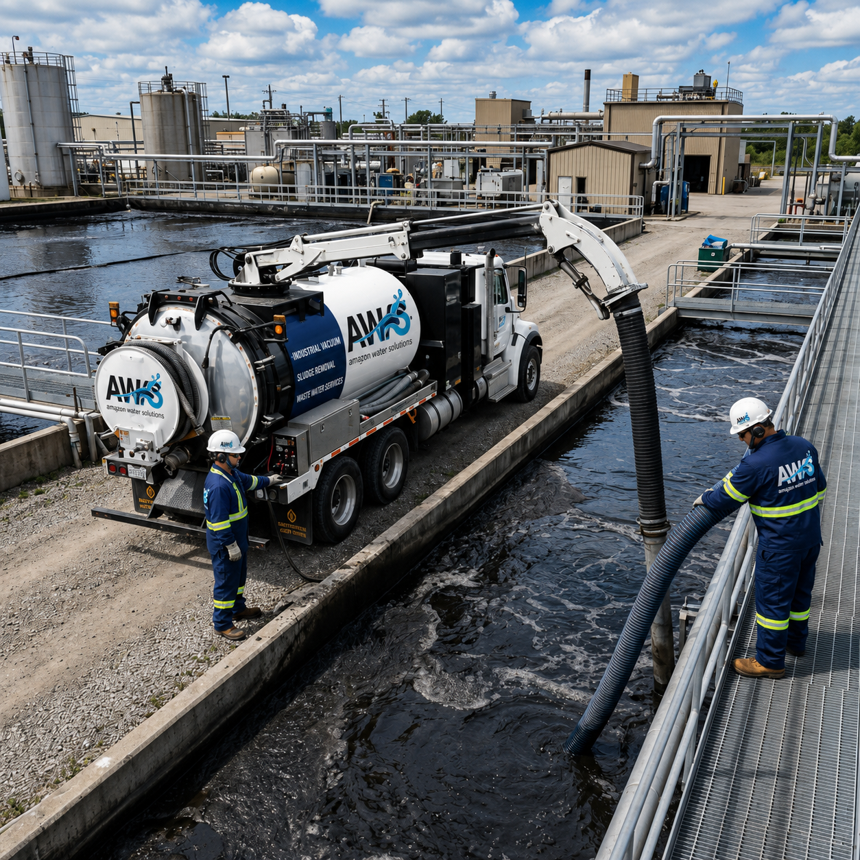 Serviço de limpeza técnica de lagoas